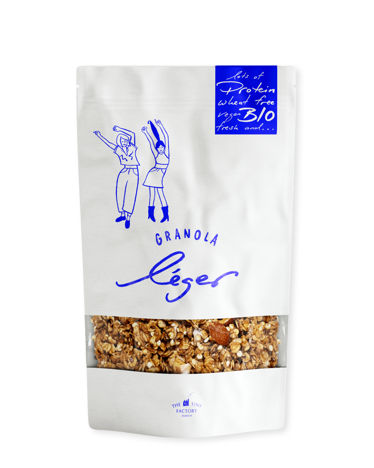 THE TINY FACTORY Granola léger N E U GRANOLA léger