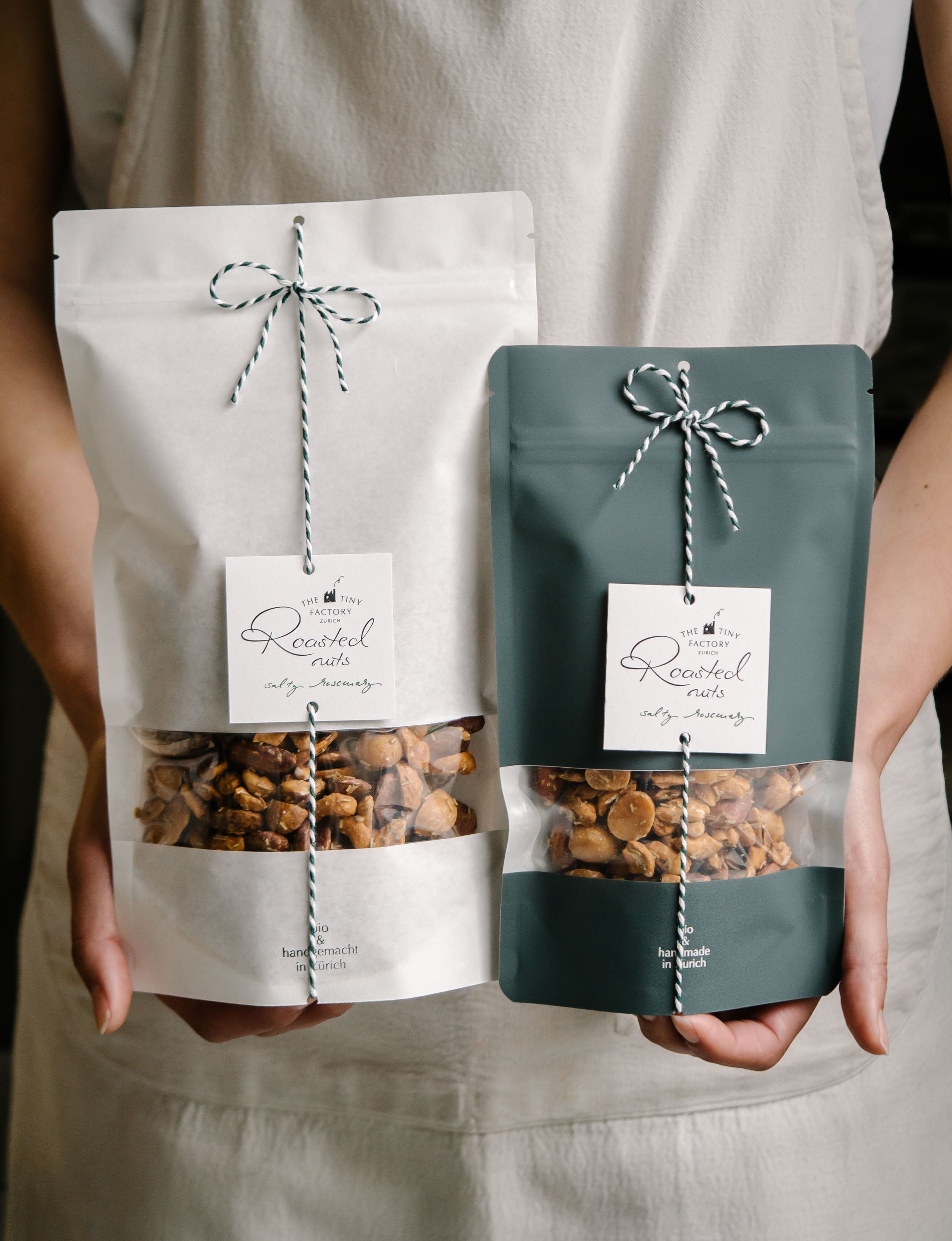 THE TINY FACTORY Roasted Nuts ROASTED NUTS salty rosemary