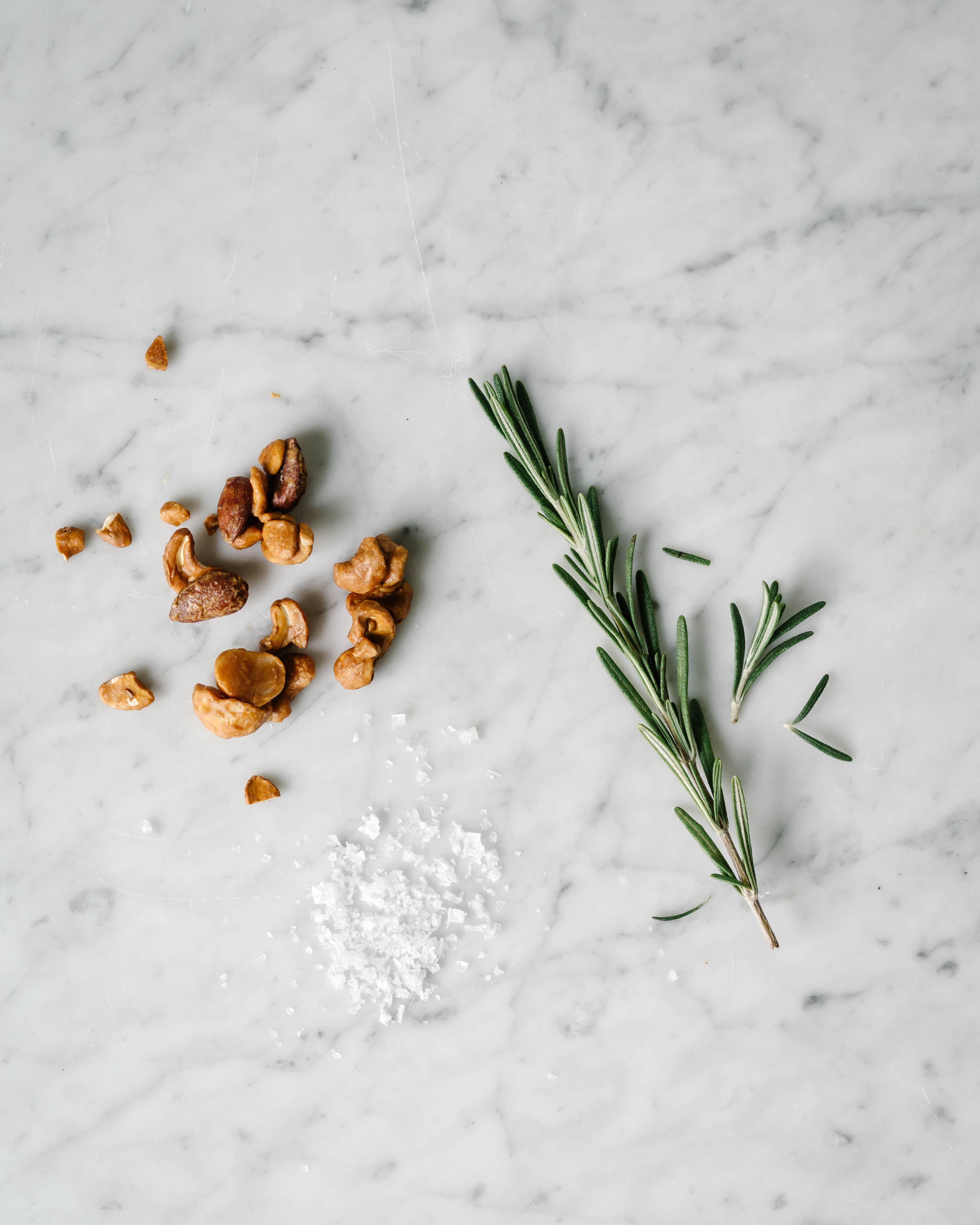 ROASTED NUTS salty rosemary
