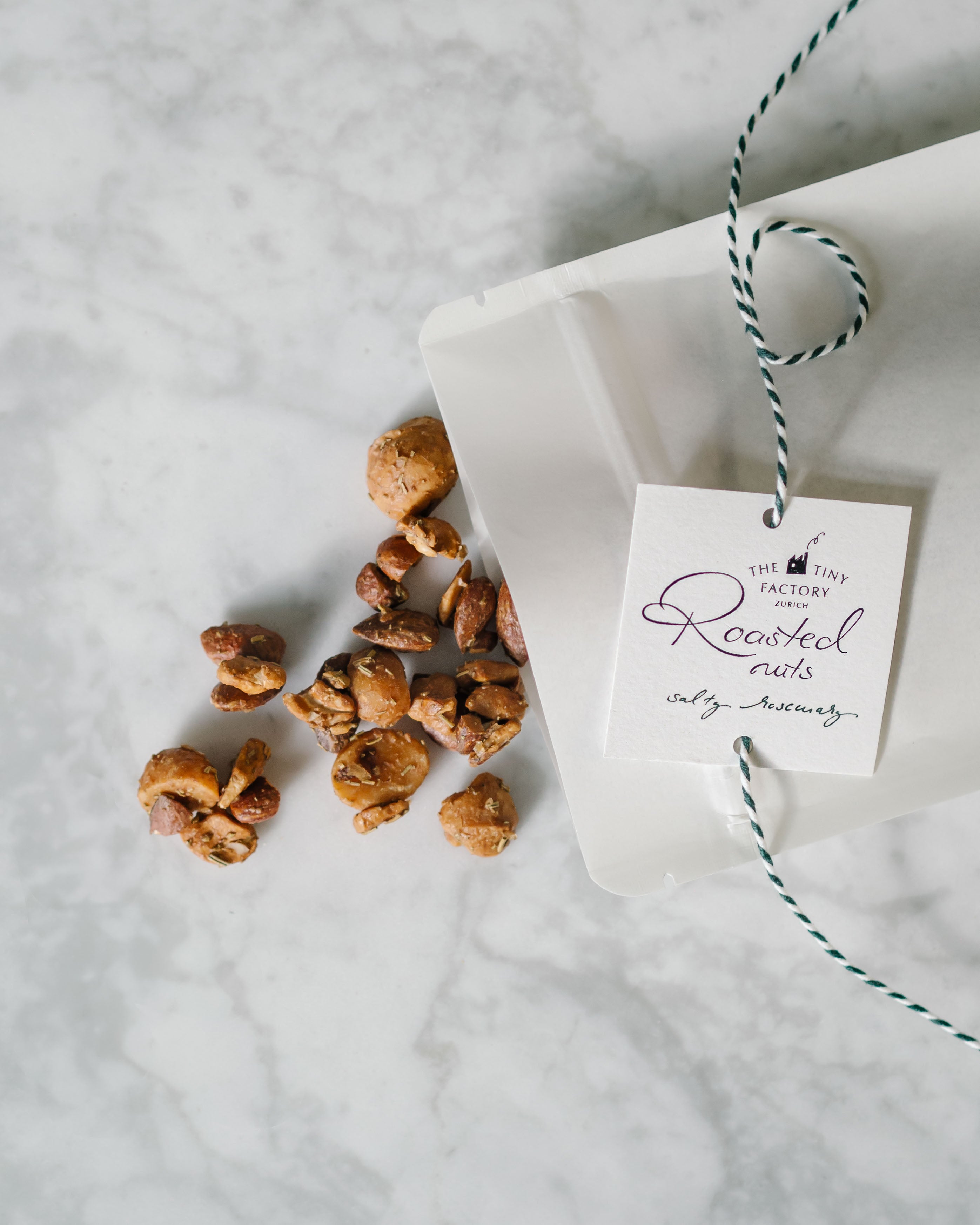 ROASTED NUTS salty rosemary