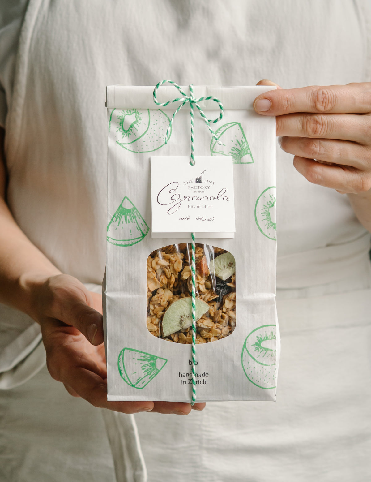THE TINY FACTORY Granola GRANOLA mit gefriergetrockneten Kiwis - limitiert