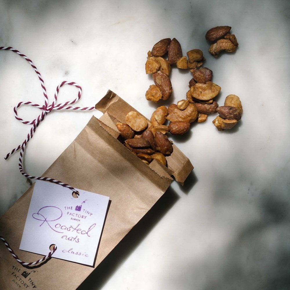 THE TINY FACTORY 150g ROASTED NUTS sweetly salted - Nussmischung